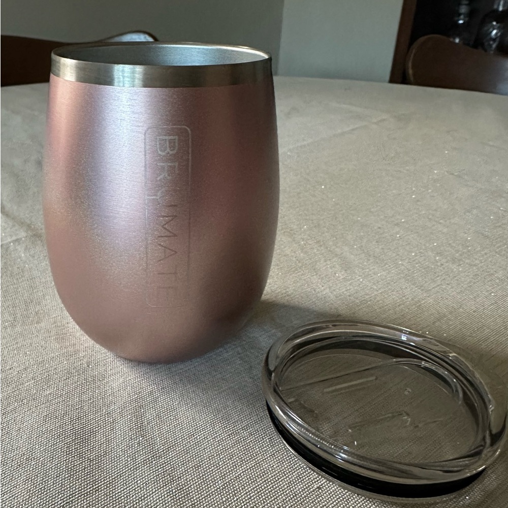 BrüMate Rose Gold Insulated Wine Tumbler